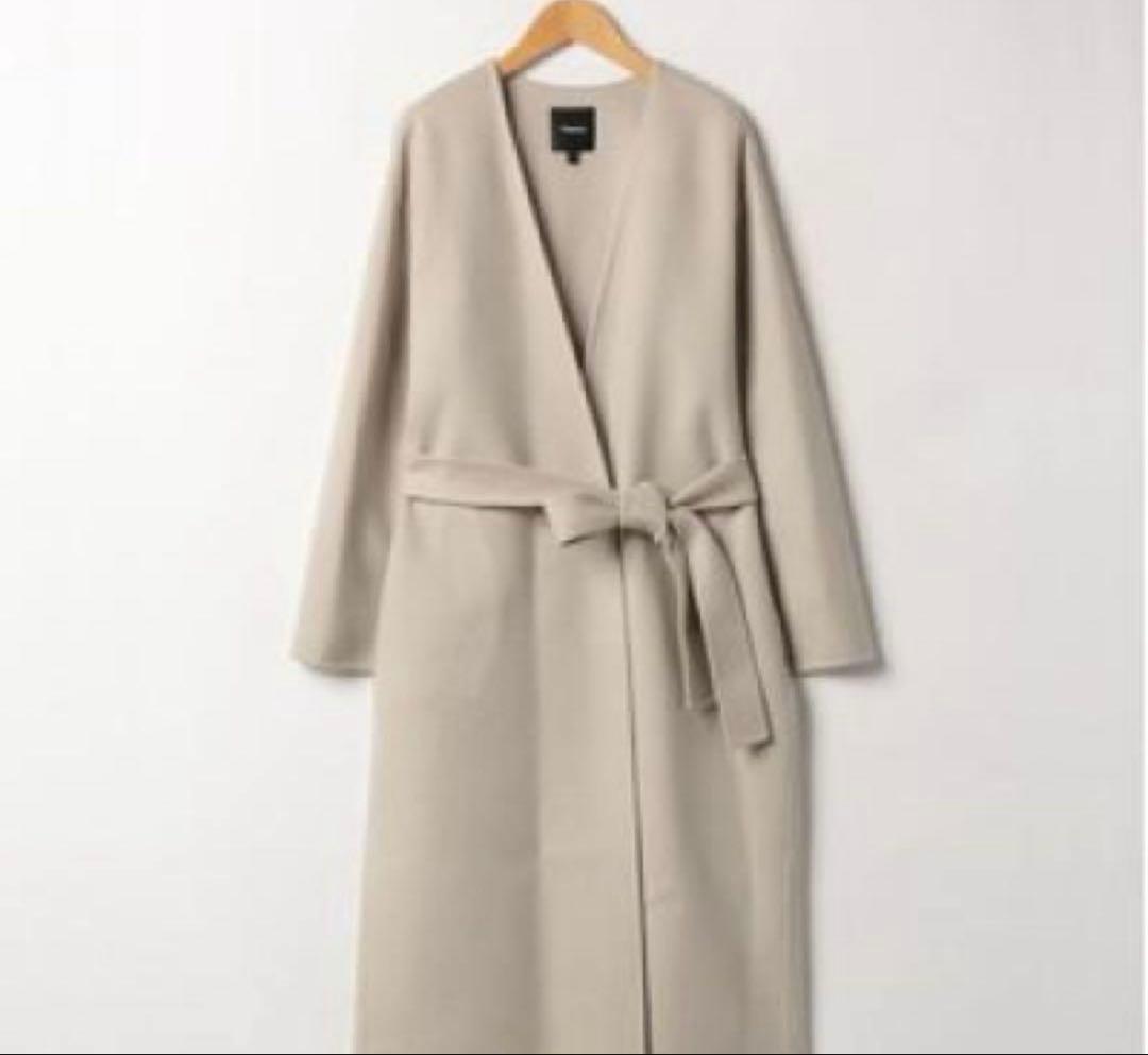 完売人気❗️セオリーLUXE NEW DIVIDE カシミヤ混カラーレスコート