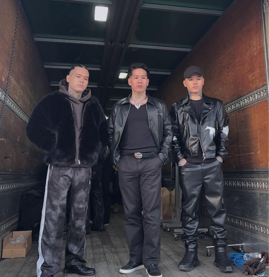 BADHOP着用】Needles × NUBIAN トラックパンツ ニードルス - メルカリ