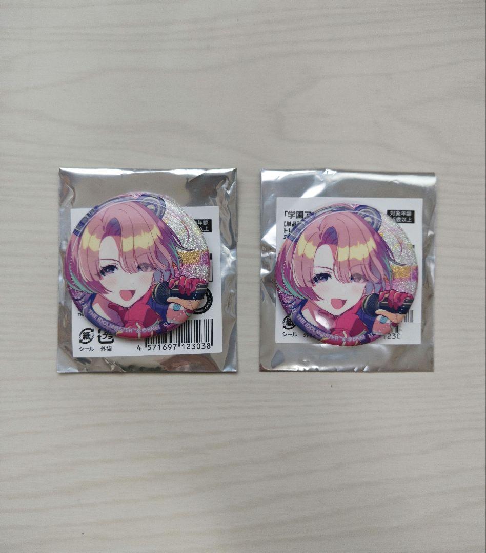 学園アイドルマスター 有村麻央 ミラクルナナウ 缶バッジ - メルカリ