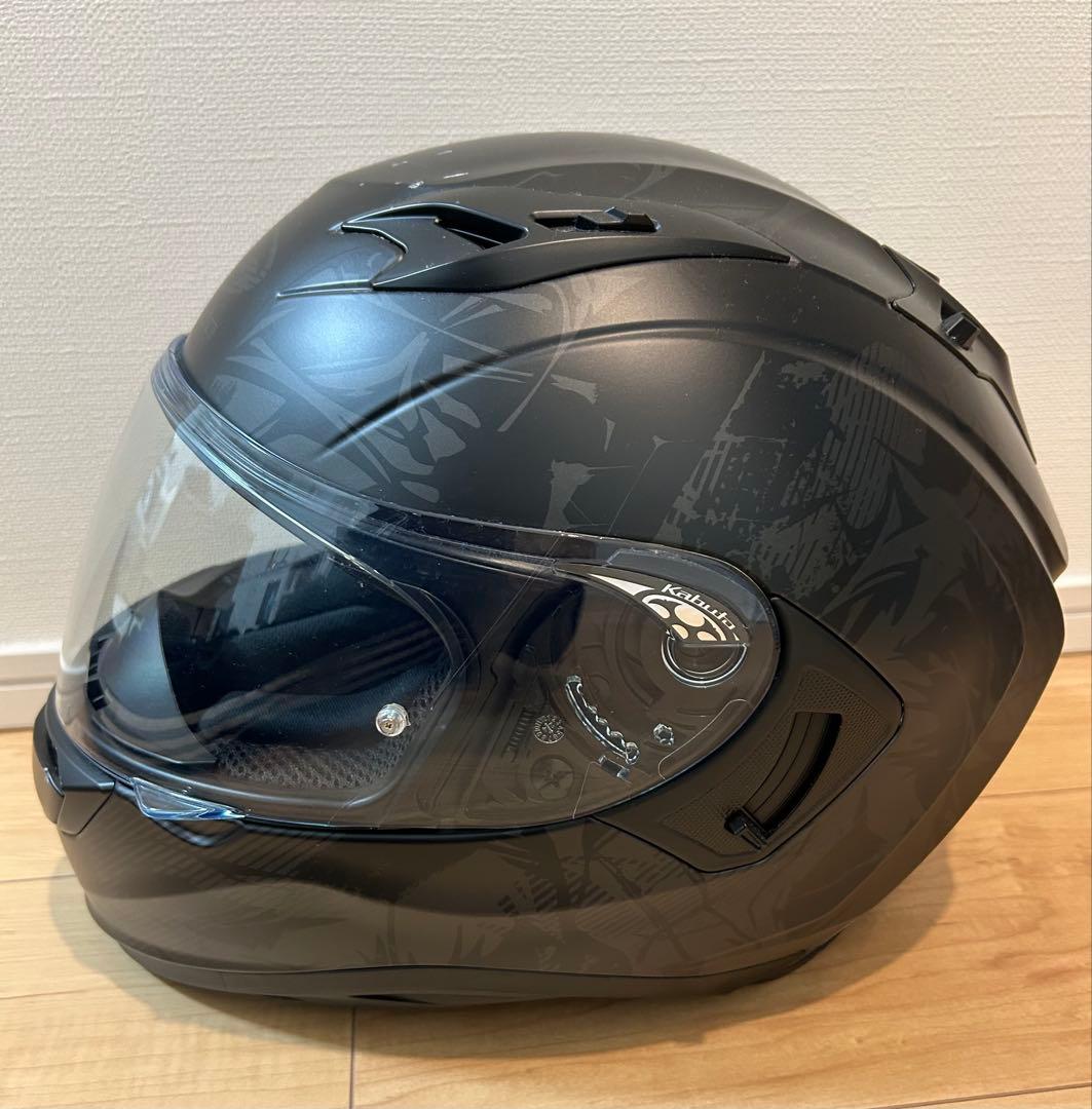 KABUTO フルフェイスヘルメット フラットブラックグレー　KAMUI3 KAMUI-3 【フラットブラックグレー】 Mサイズ カムイ3 リッジ OGK