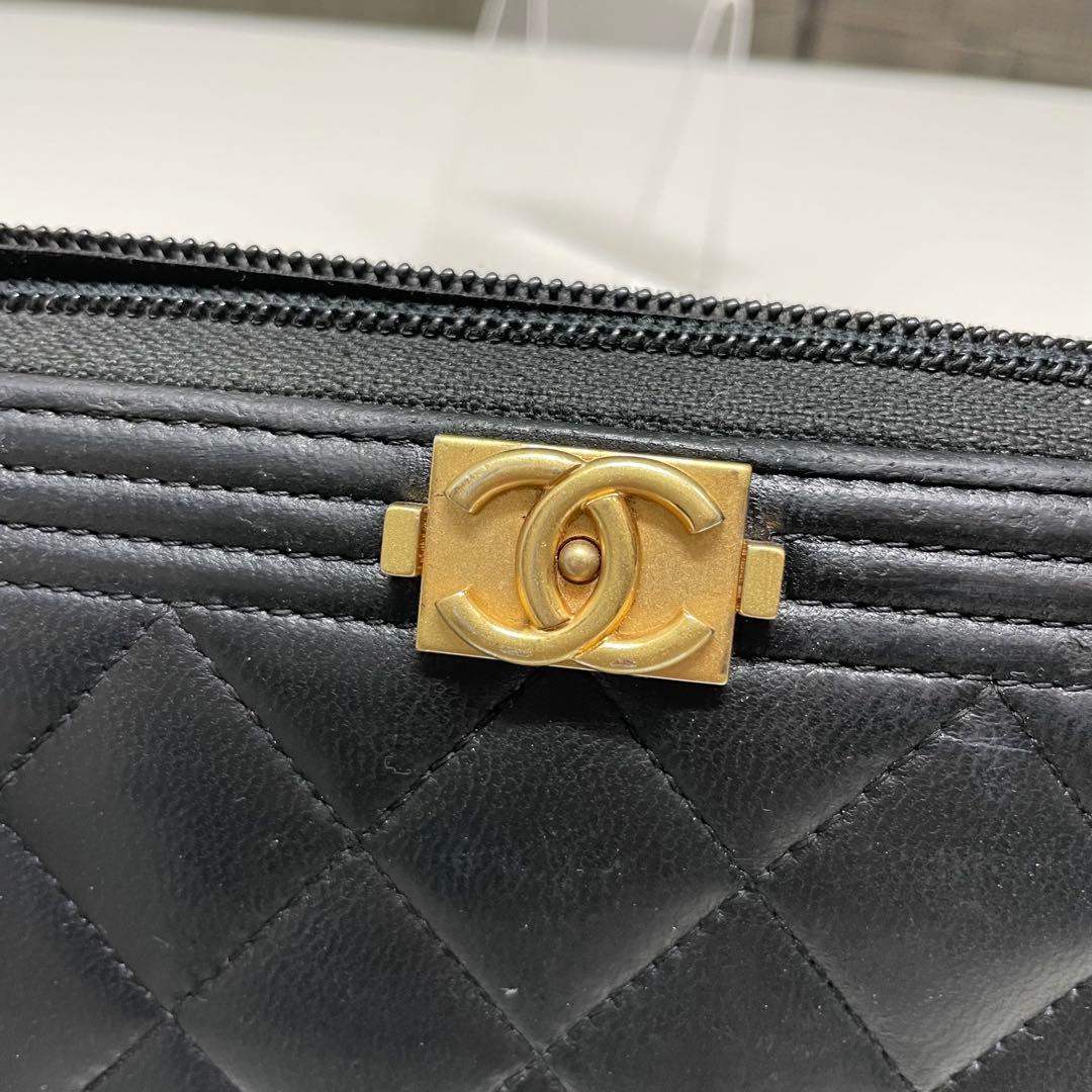 ★*✨様 CHANEL ボーイシャネル　 ブラック キルティング 長財布