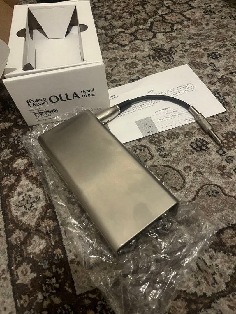 Pueblo Audio OLLA Hybrid D.I Box 最高級DI Olla DI