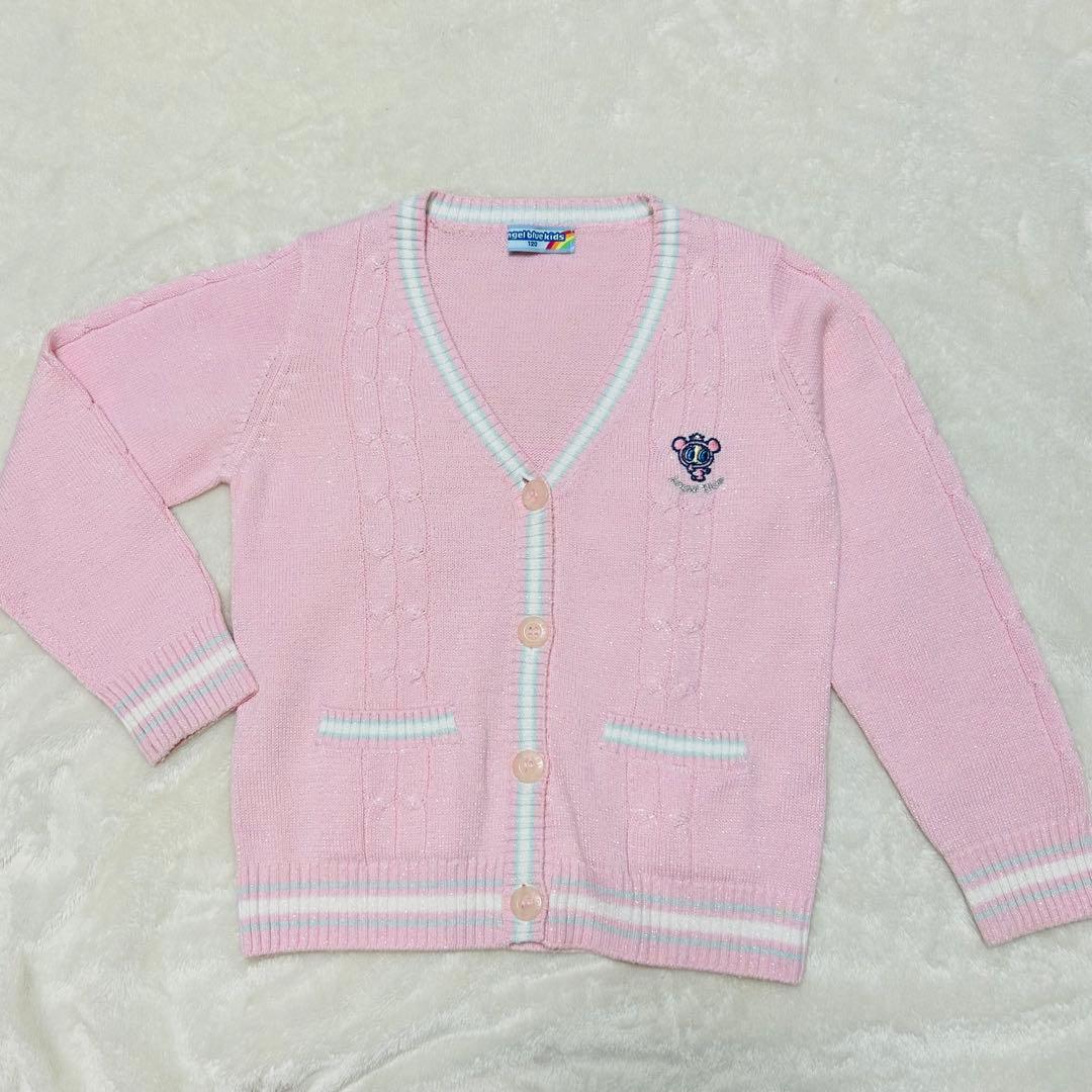美品】ANGELBLUE エンジェルブルー ニット カーディガン 120 - メルカリ