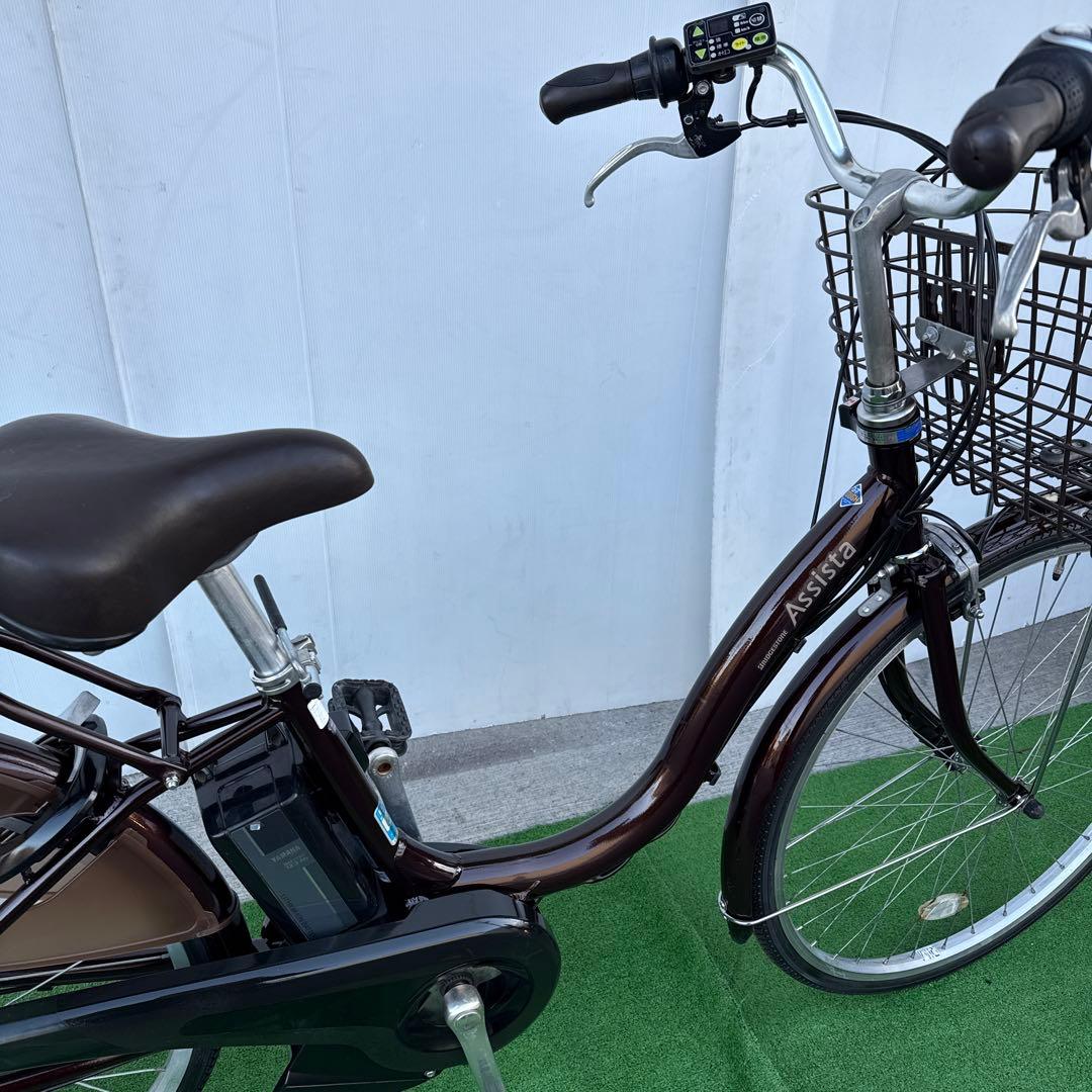 ブリヂストン 電動アシスト自転車26インチ 12.3Ah ブラウン