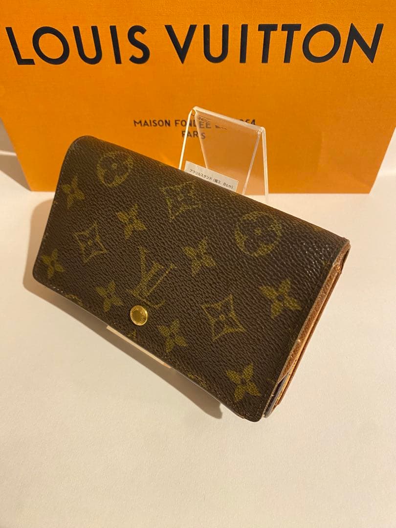 ルイヴィトン✨モノグラム✨ポルトモネビエ トレゾール✨二つ折り財布
