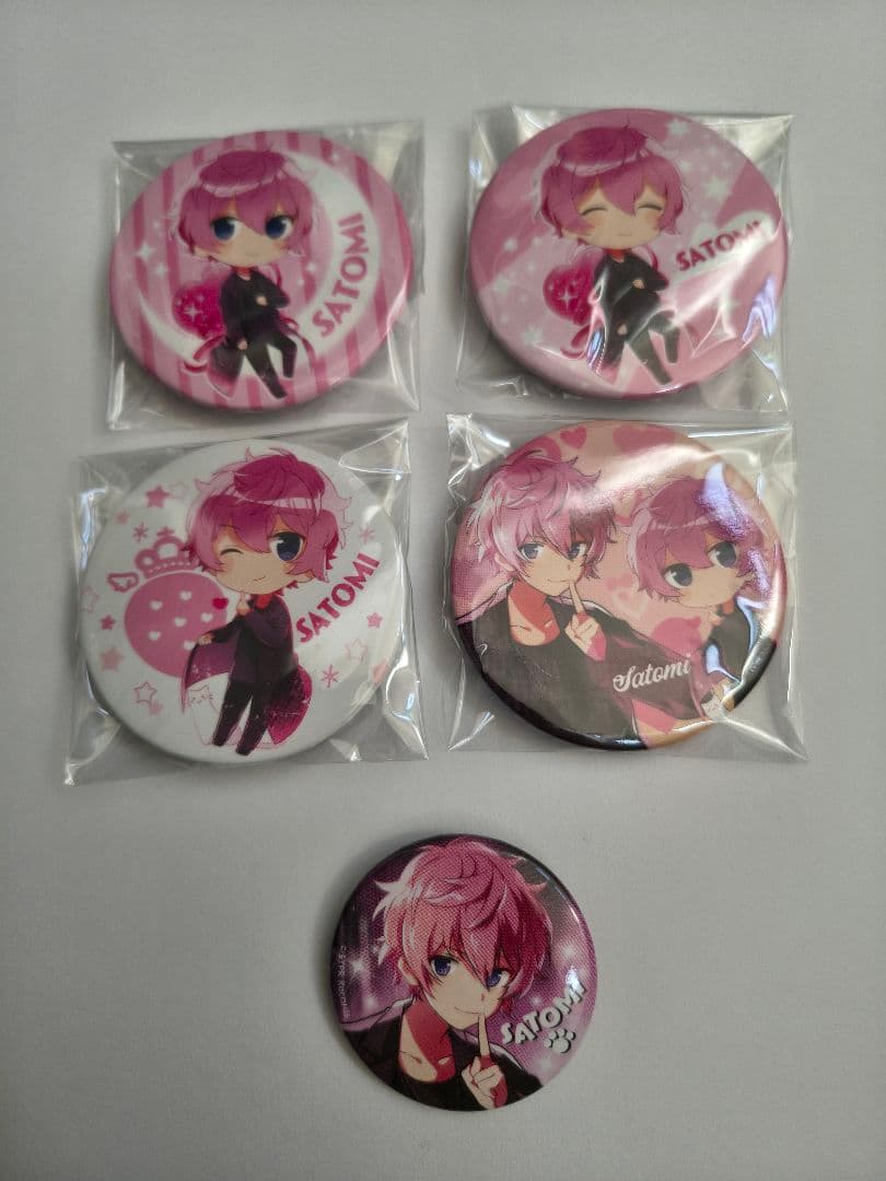 さとみくん ワンマングッズ 缶バッジ - メルカリ