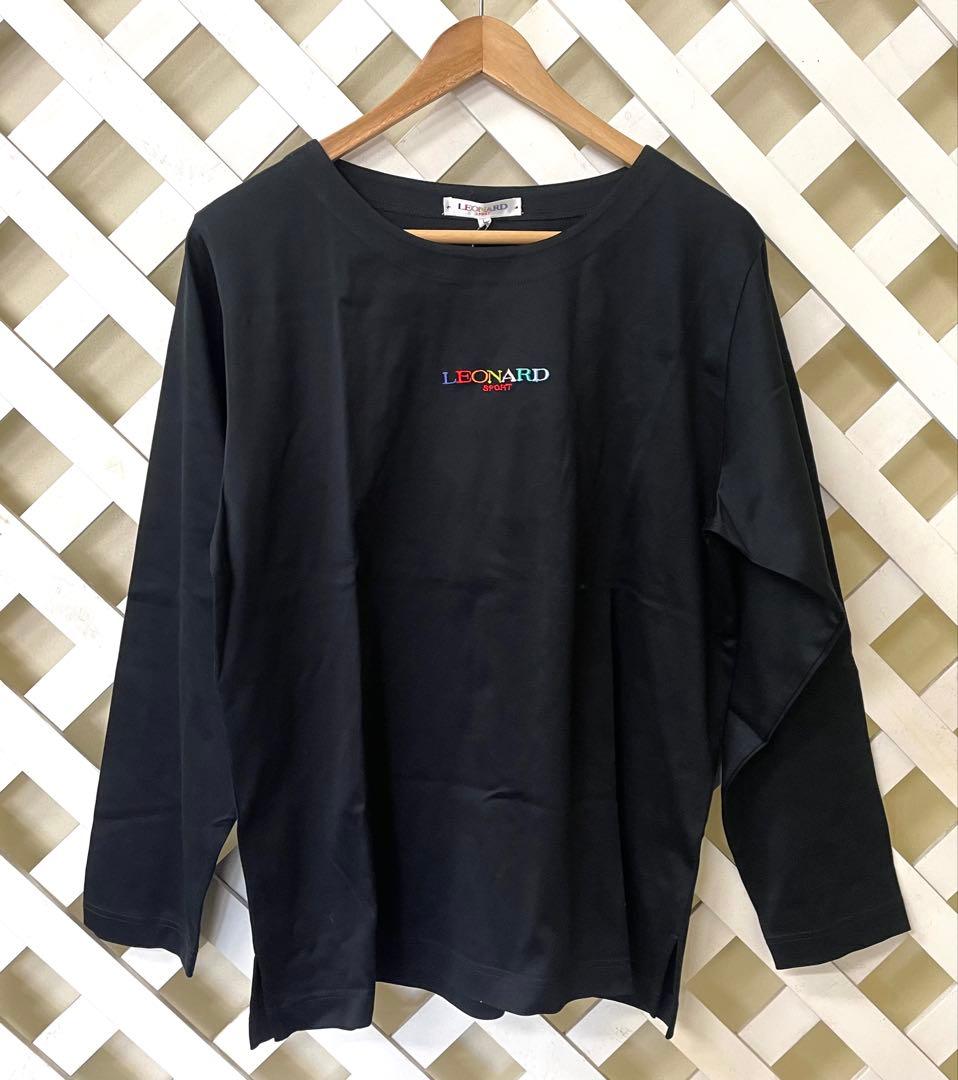 LEONARD SPORT レオナールスポーツ 黒 長袖Tシャツ L ロンT - メルカリ