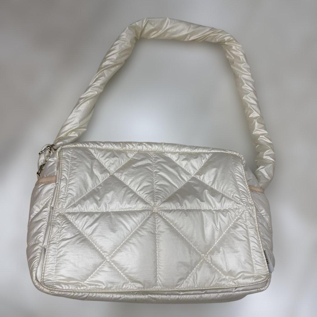 RICH RAISE リッチレイズ マザーズバッグ ホワイト - メルカリ