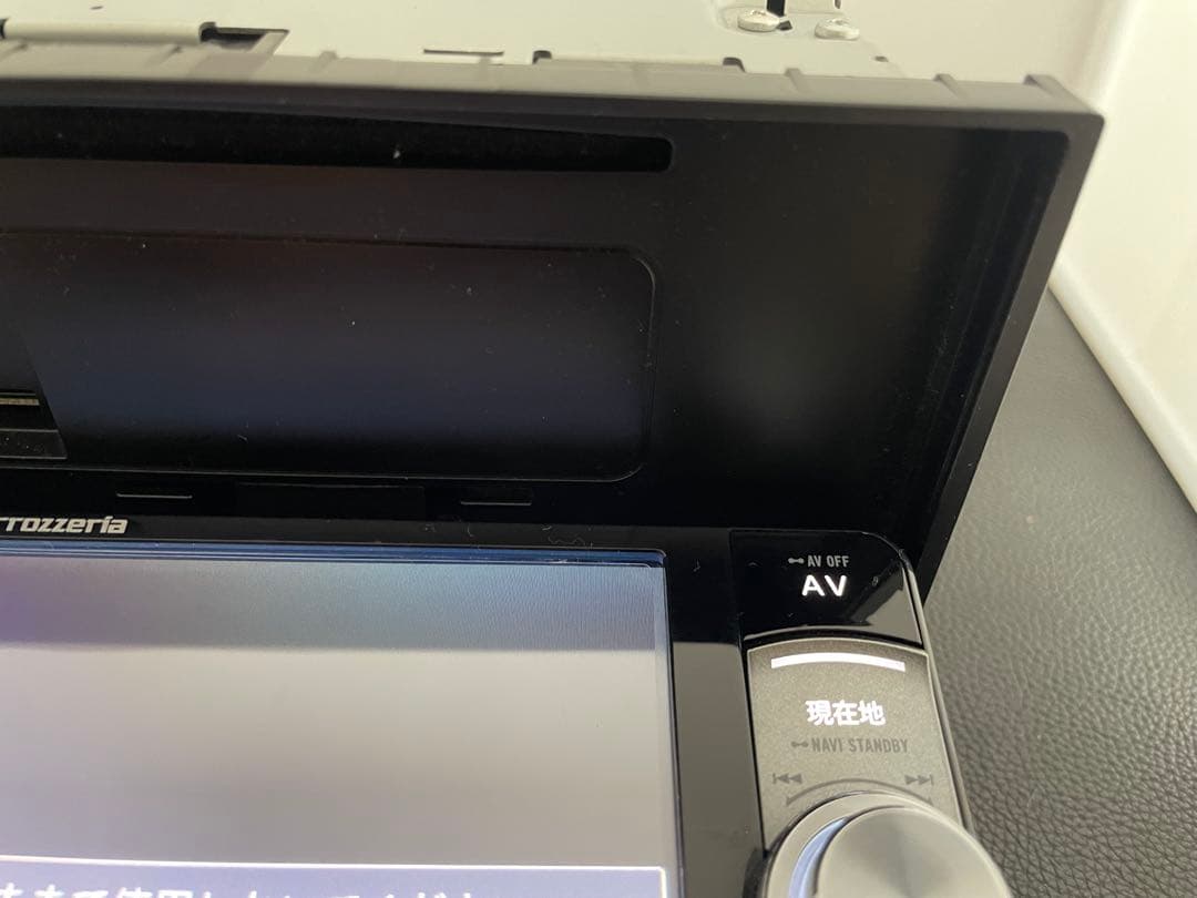 最新地図楽ナビAVIC-RW300中古200mm7Ｖ型ワンセグTV最新オービス