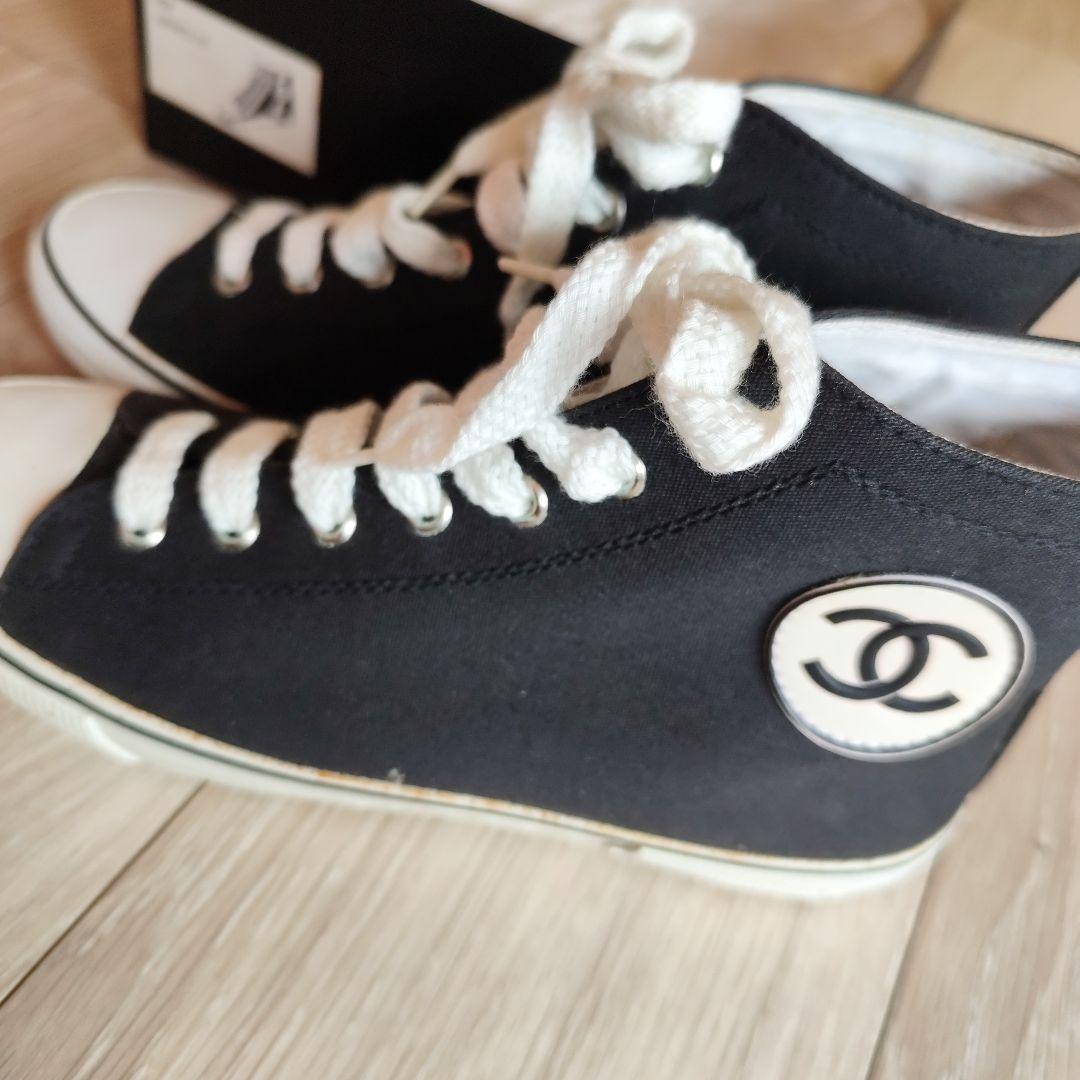 シャネル　スニーカー　38 楽天市場】シャネル スニーカー 38（靴サイズ（cm）24.0）（スニーカー