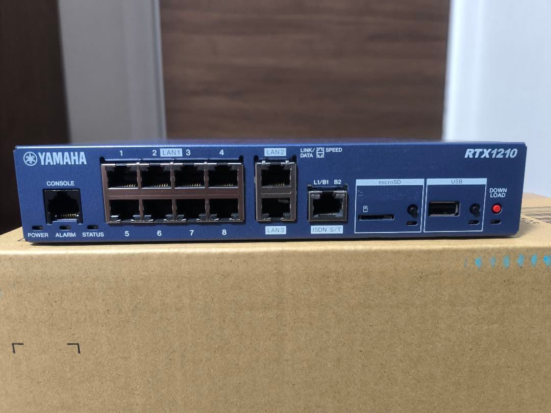 YAMAHA RTX1210 有線LANルーター - メルカリ