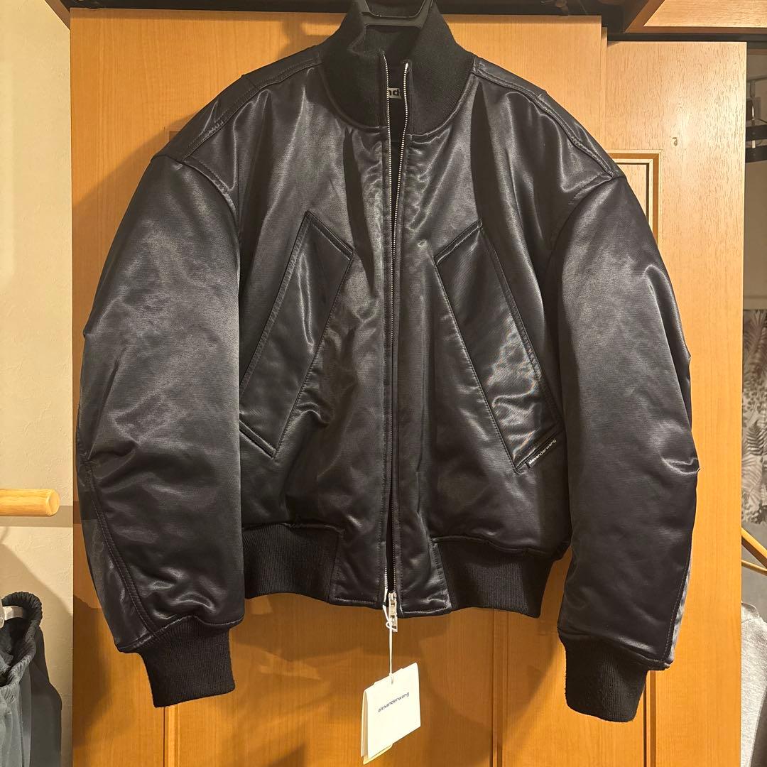 alexander wang サティーンボンバージャケット - メルカリ