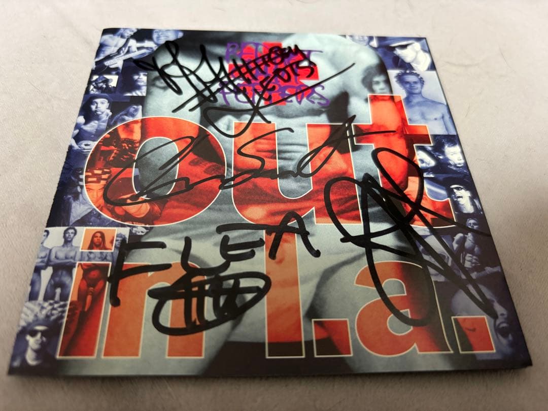 レア レッチリ 直筆 サイン CD red hot chili peppers - メルカリ