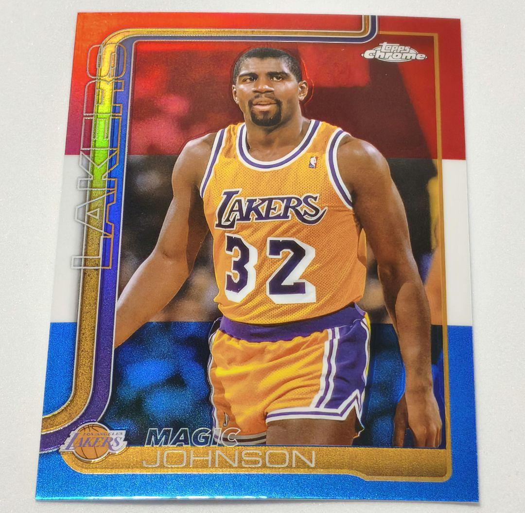 マジック・ジョンソン RWBリフラクター レイカーズ Topps NBA - メルカリ