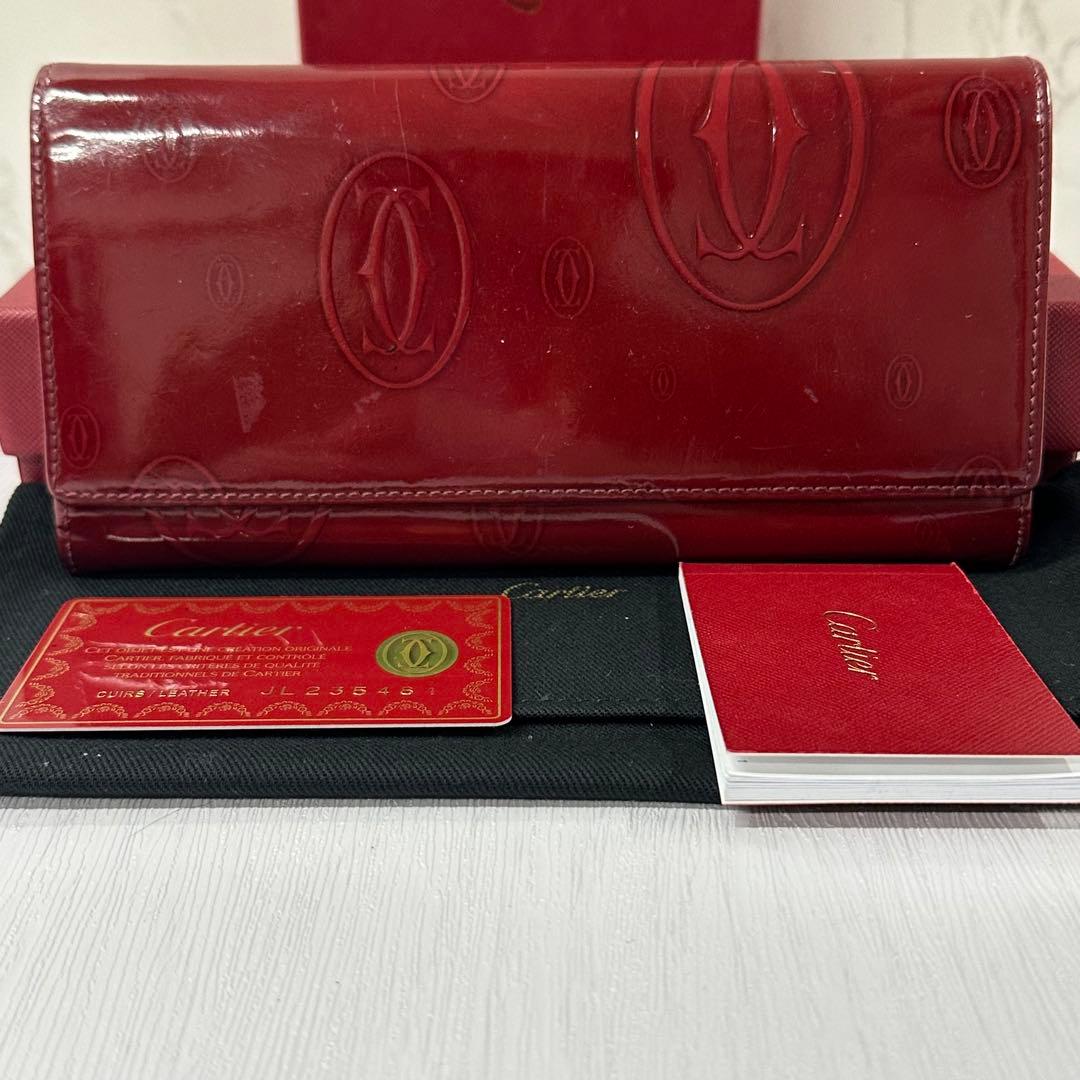 新品同様‼️ カルティエ Cartier 財布 長財布 ハッピーバースデー