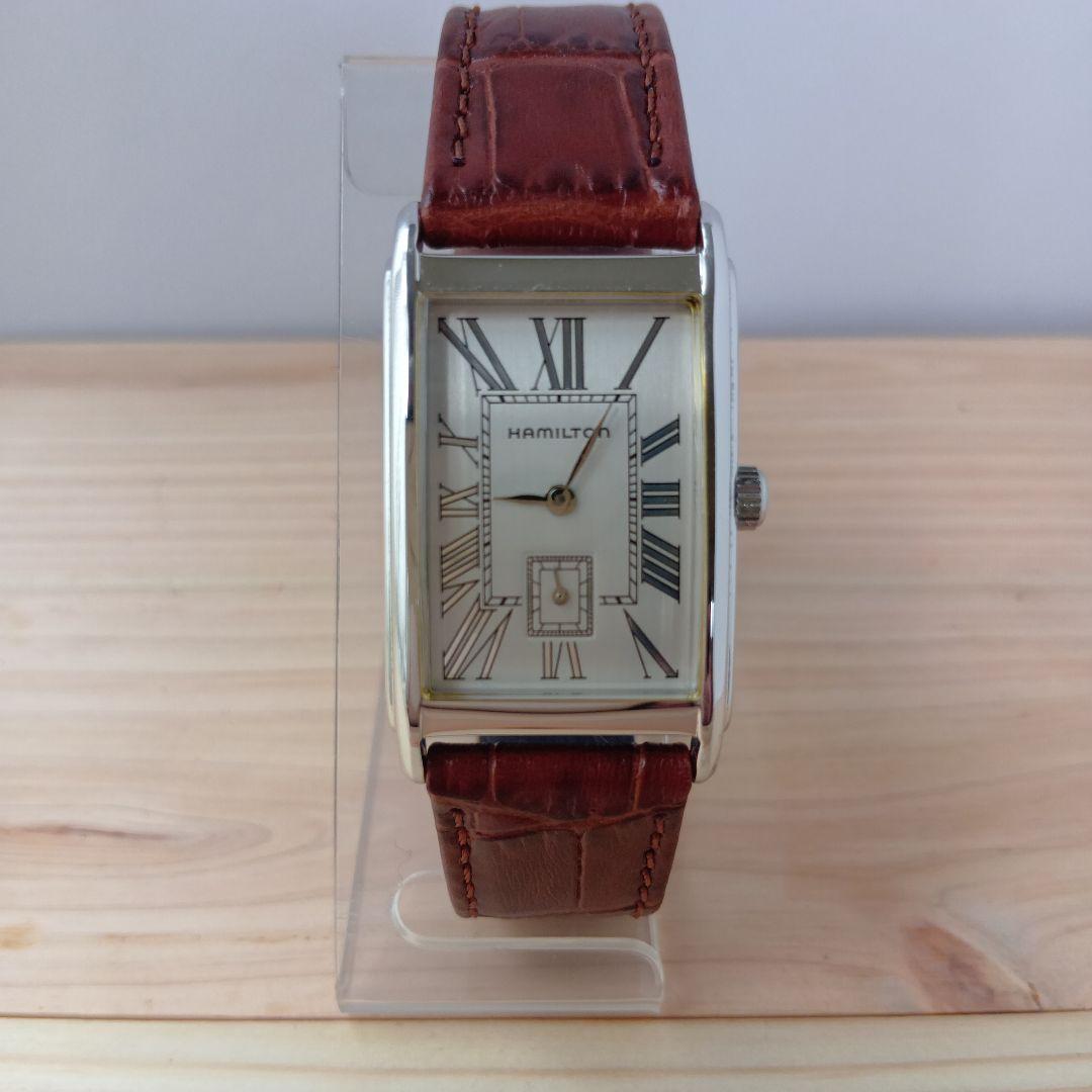 HAMILTON ハードモア スモセコ6269クォーツ腕時計BM/SS - メルカリ