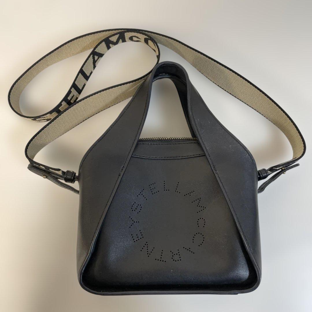 STELLA McCARTNEY 黒 ショルダーバッグ Women Black Logo Crossbody Bag | Stella McCartney US