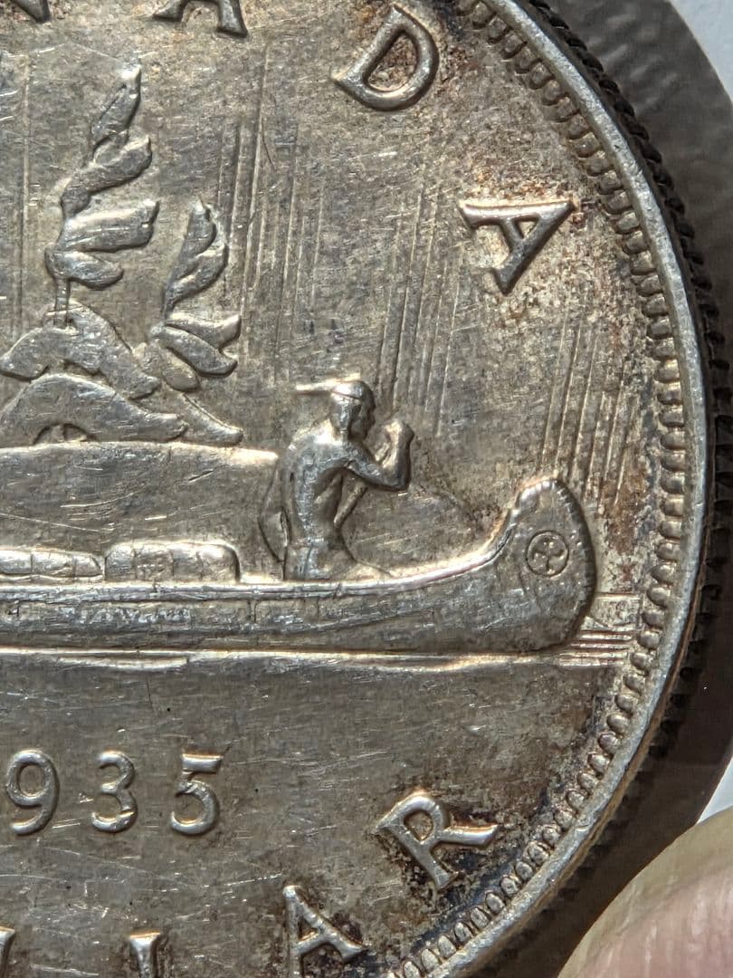 カナダ連邦 ジョージ5世 1 ドル銀貨 1935 - メルカリ