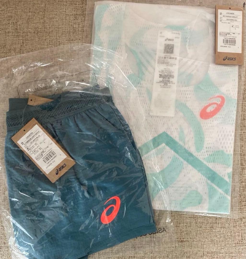 asics METASPEED SINGLET & ランパン セット Lサイズ - メルカリ