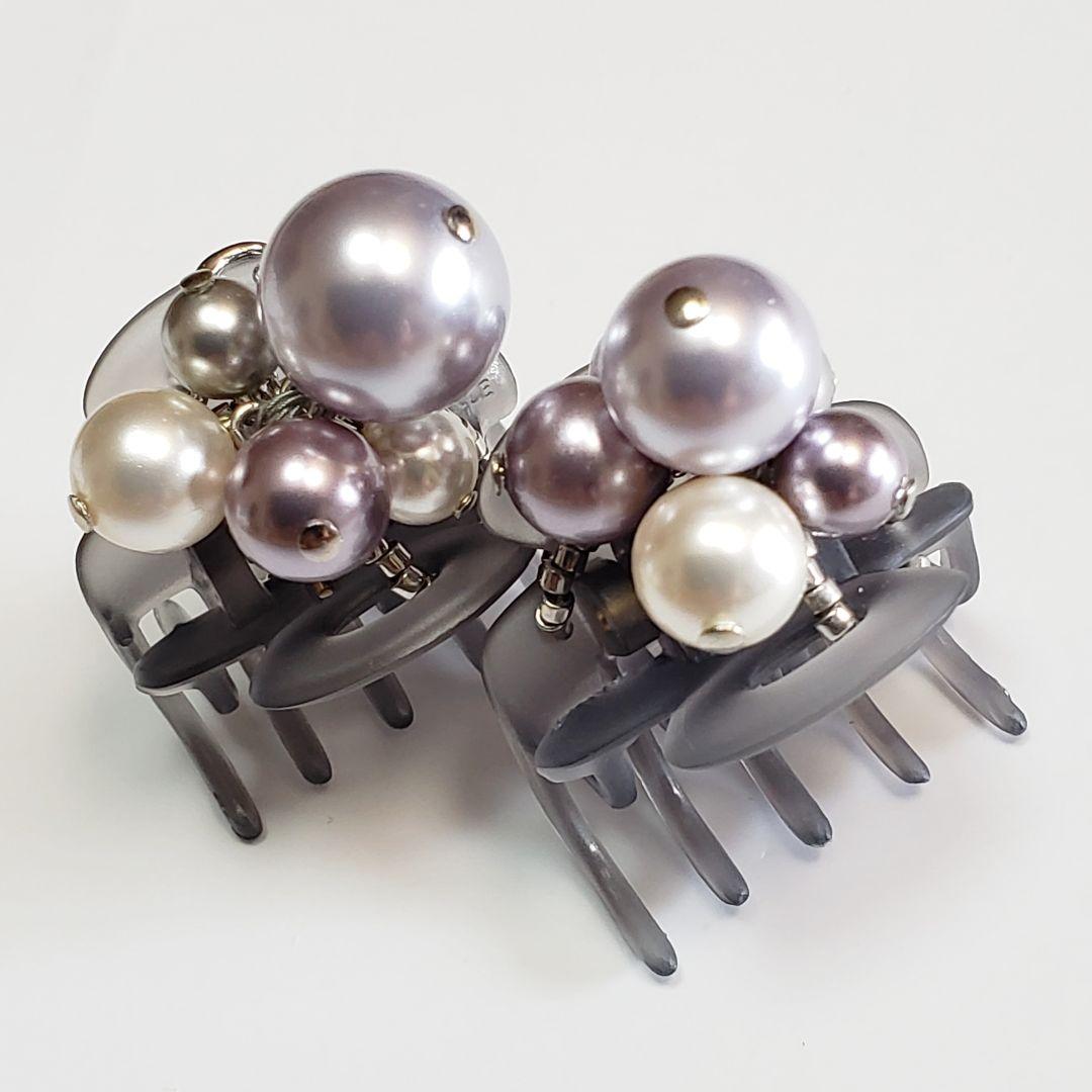 新品未使用　コンプレックスビズ スワロフスキー　パール　ホイップクリップ Amazon.co.jp: コンプレックスビズ ポライトパールホイップクリップ 2