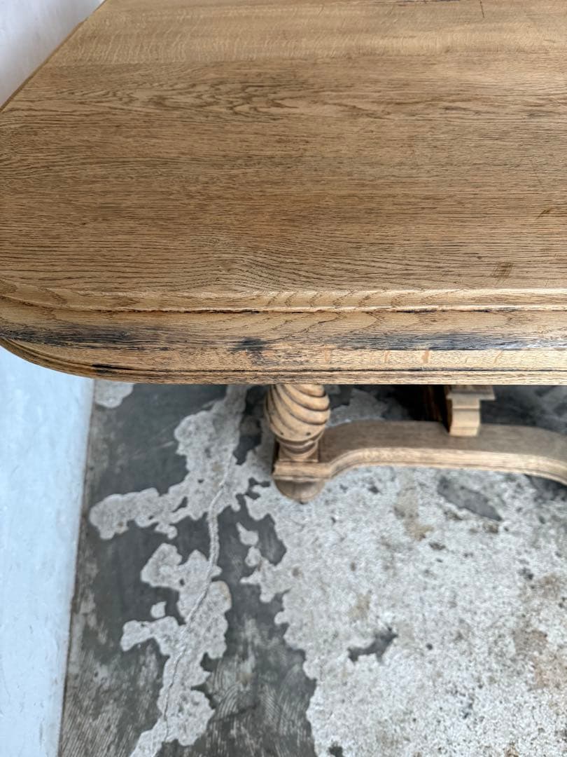 ビンテージ アンリ2世様式 ダイニングテーブル 剥離 - メルカリ