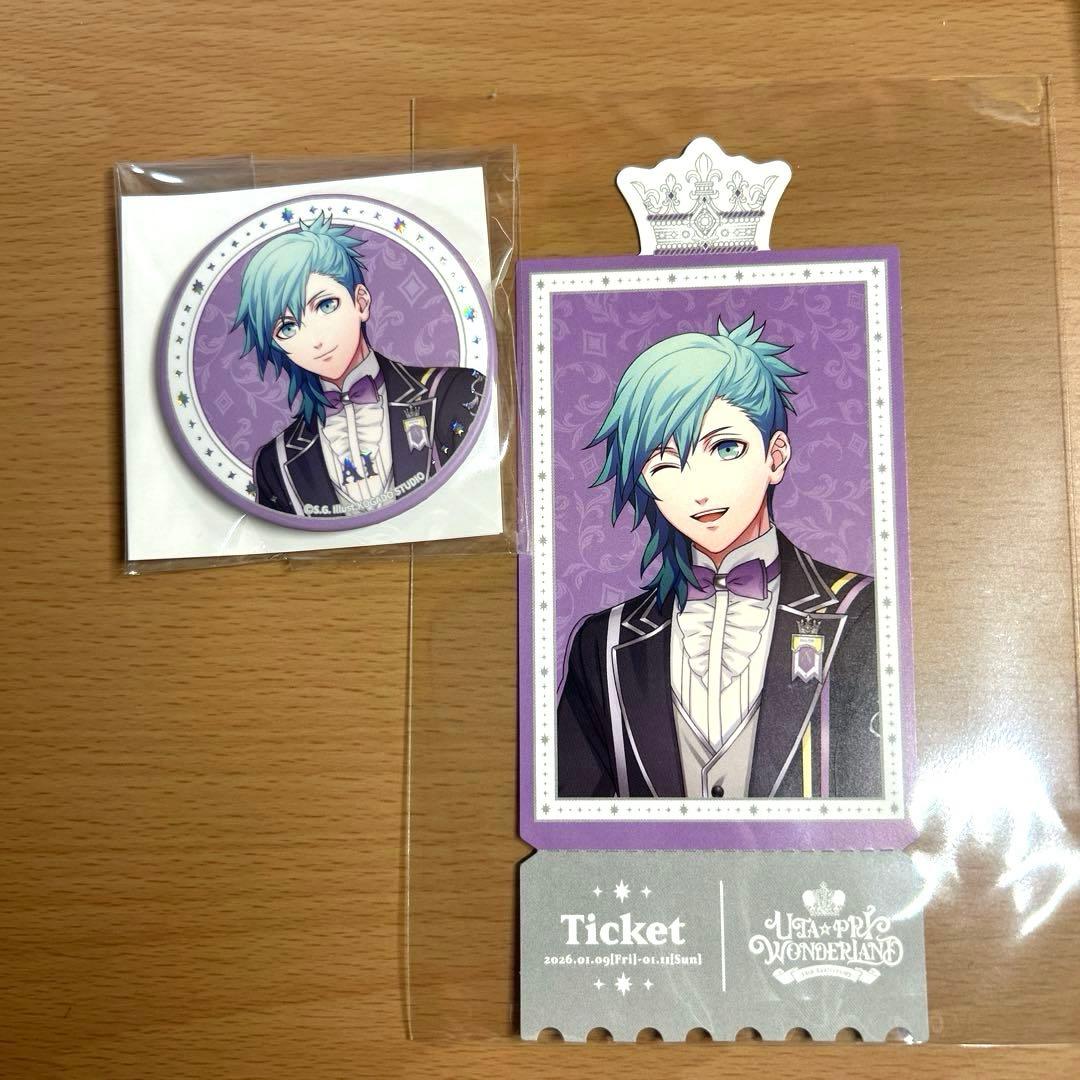 WL うたプリ ワンダーランド 缶バッチ 特典 藍 - メルカリ