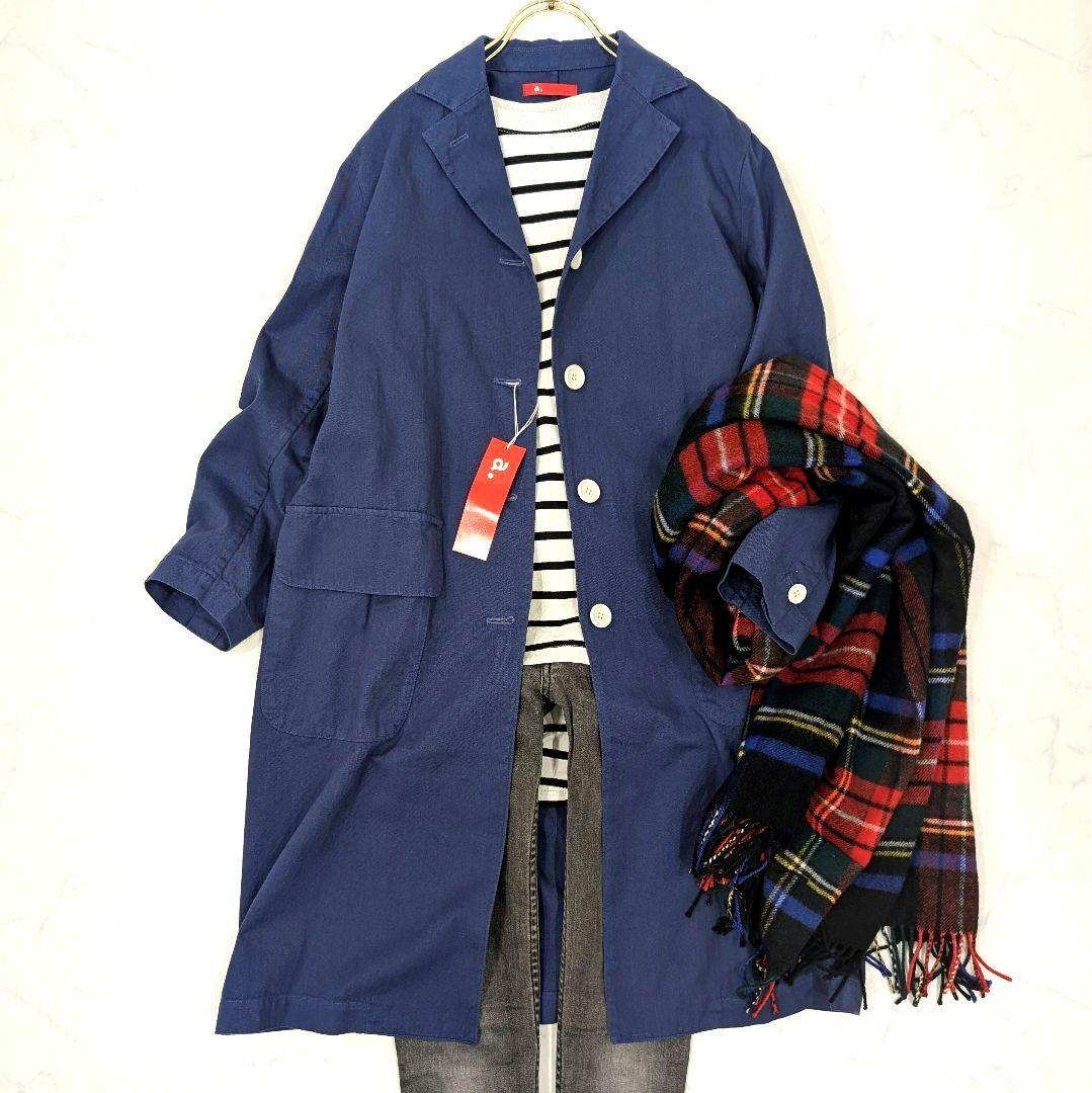 未使用タグ付き a. エードット 大橋歩 ワークコート 製品染め 定価4.1