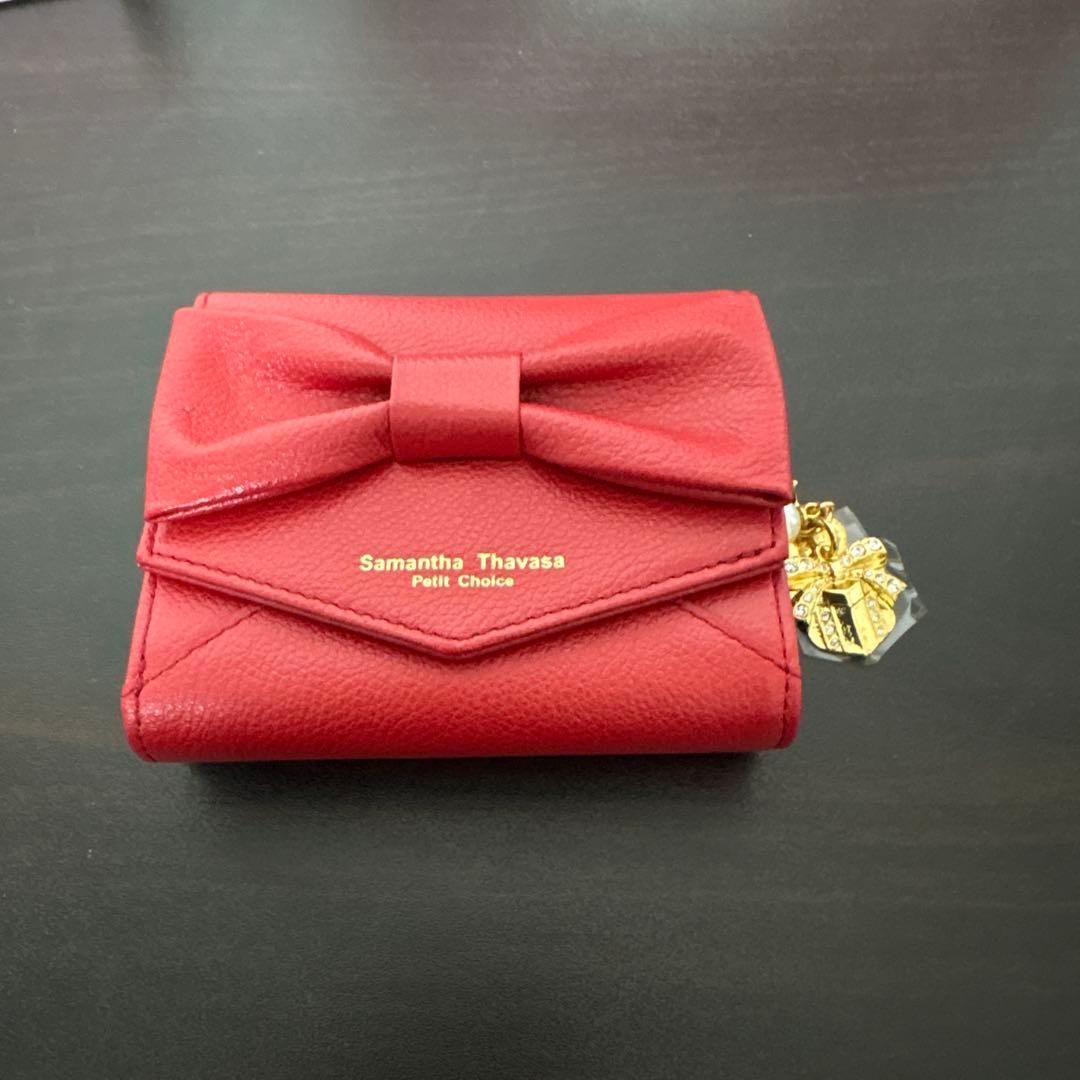 Samantha Thavasa【スペシャルチャーム付き】 ビッグリボン 折財布 サマンサタバサプチチョイス Samantha Thavasa Petit Choice ビッグ
