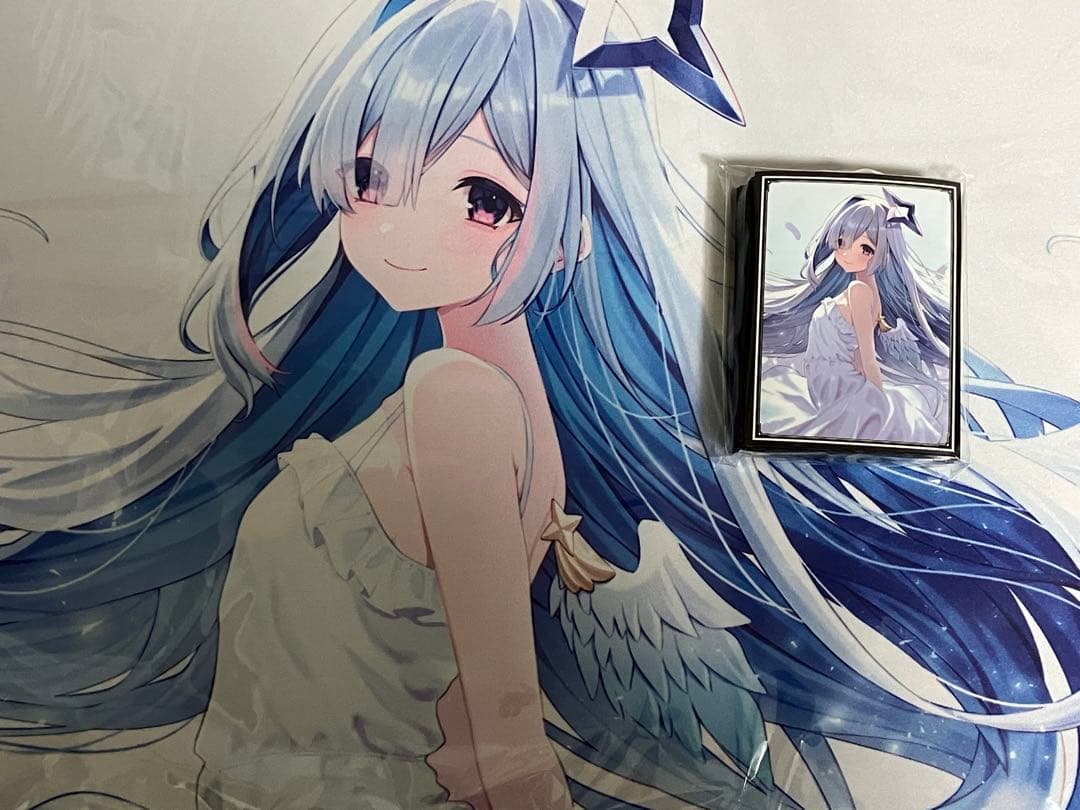 混沌の女神様 ホロライブ スリーブ プレイマット 天音かなた k6 - メルカリ