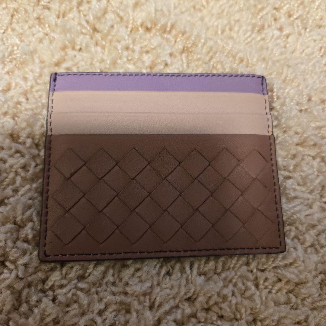 カードケース 名刺入れ ブラウン パープル 編み込みデザイン 名刺入れ 本革 牛革 カードケース 編み込み おしゃれ 可愛い 大容量
