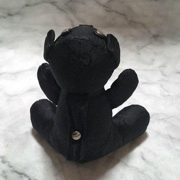 《希少》GUCCI ナイロン リュックサック レザー　クマ　マスコット　GG