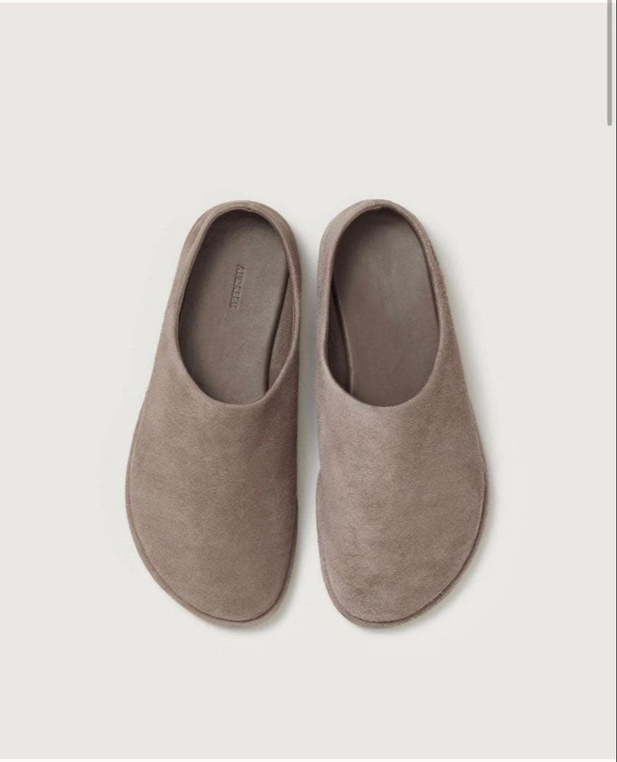 AURAELE ベージュスエード スリッポン メンズ 25cm AURAELE ベージュスエード スリッポン メンズ 25cm