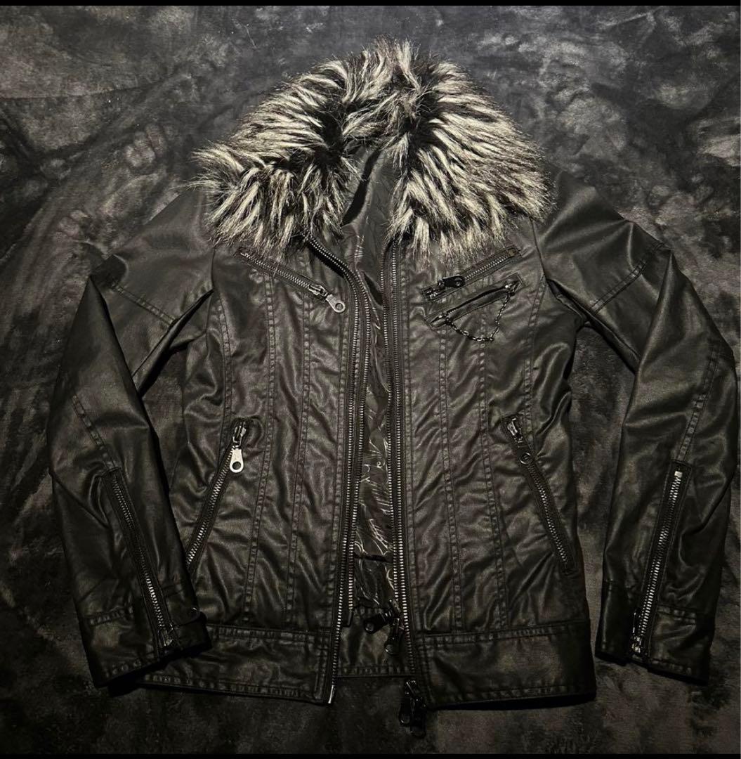 FUGA ファージャケット 00s v系 平成 - メルカリ