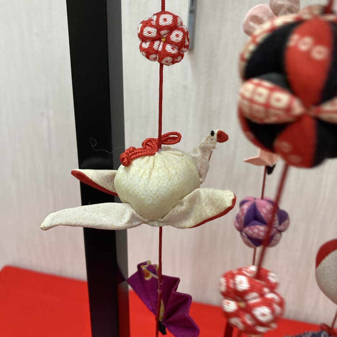 No.6 飾り台付き　高さ71㎝　3月つるし雛　吊るし雛飾り　雛祭り吊るし飾り