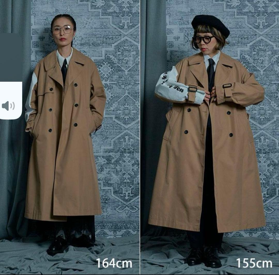 三連休値下げ Thomas magpieトーマスマグパイ ロゴ トレンチコート