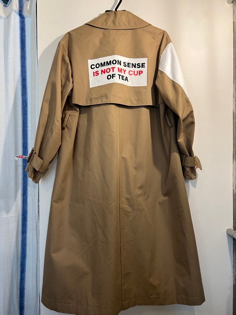 三連休値下げ Thomas magpieトーマスマグパイ ロゴ トレンチコート