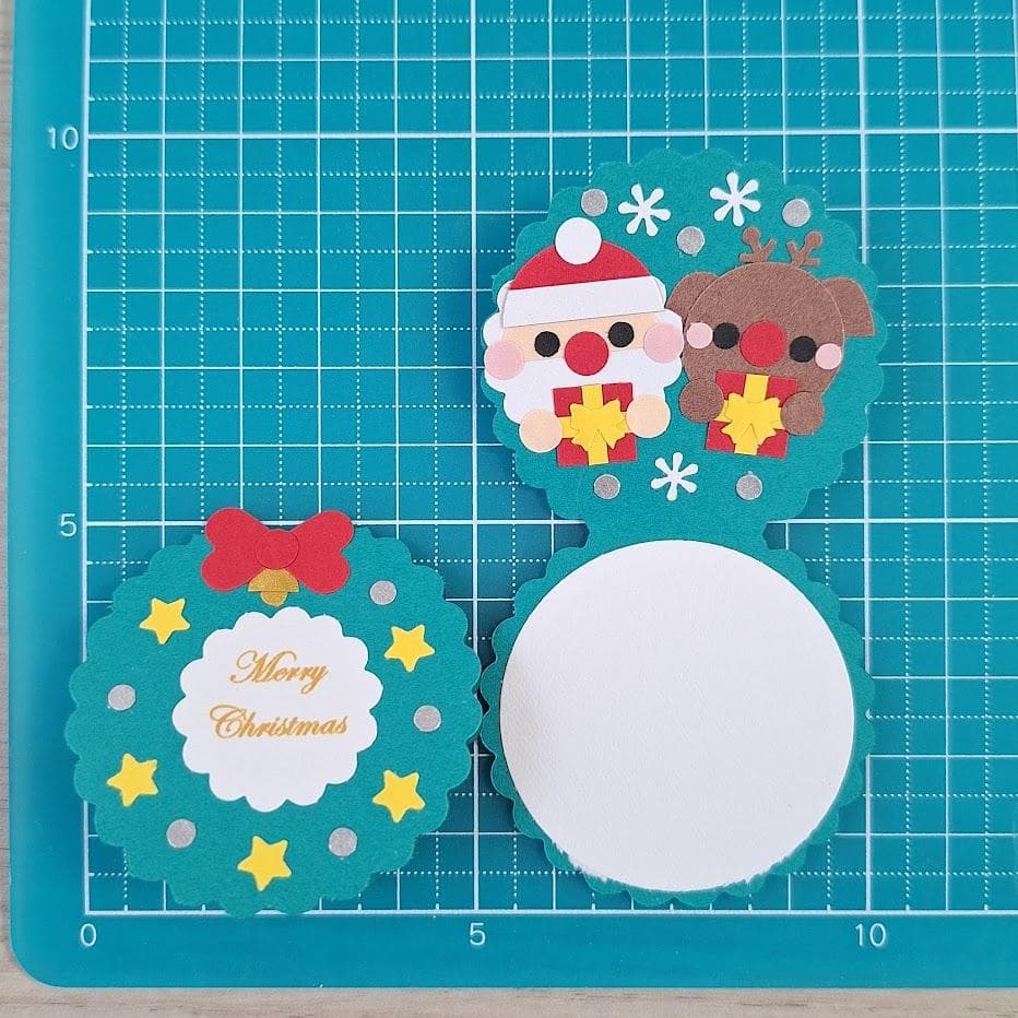 クリスマスカード⑦ 70枚 クラフトパンチ 9270円 - メルカリ
