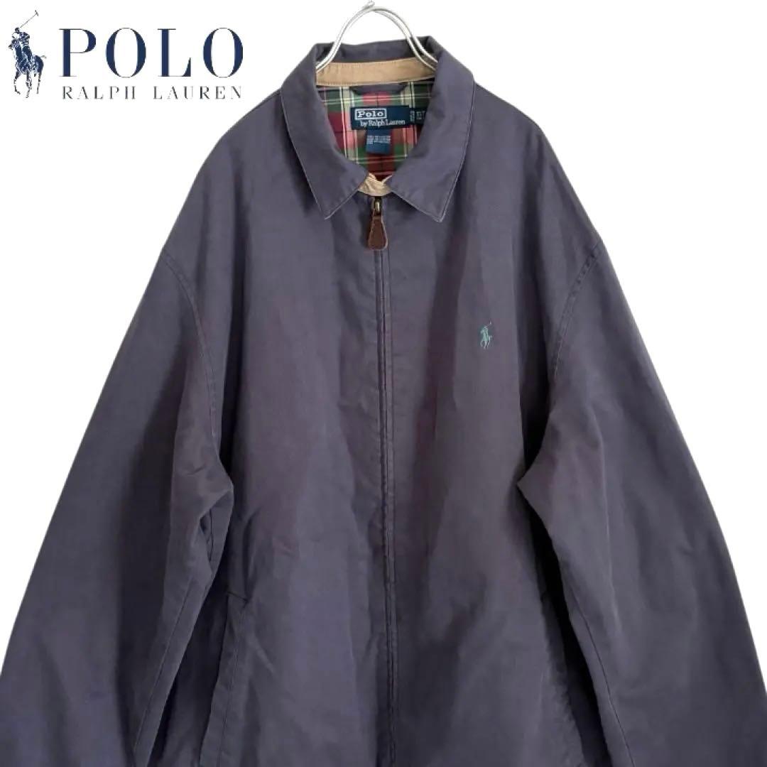 90s Polo Ralph スイングトップ XLT ナス紺 春アウター - メルカリ