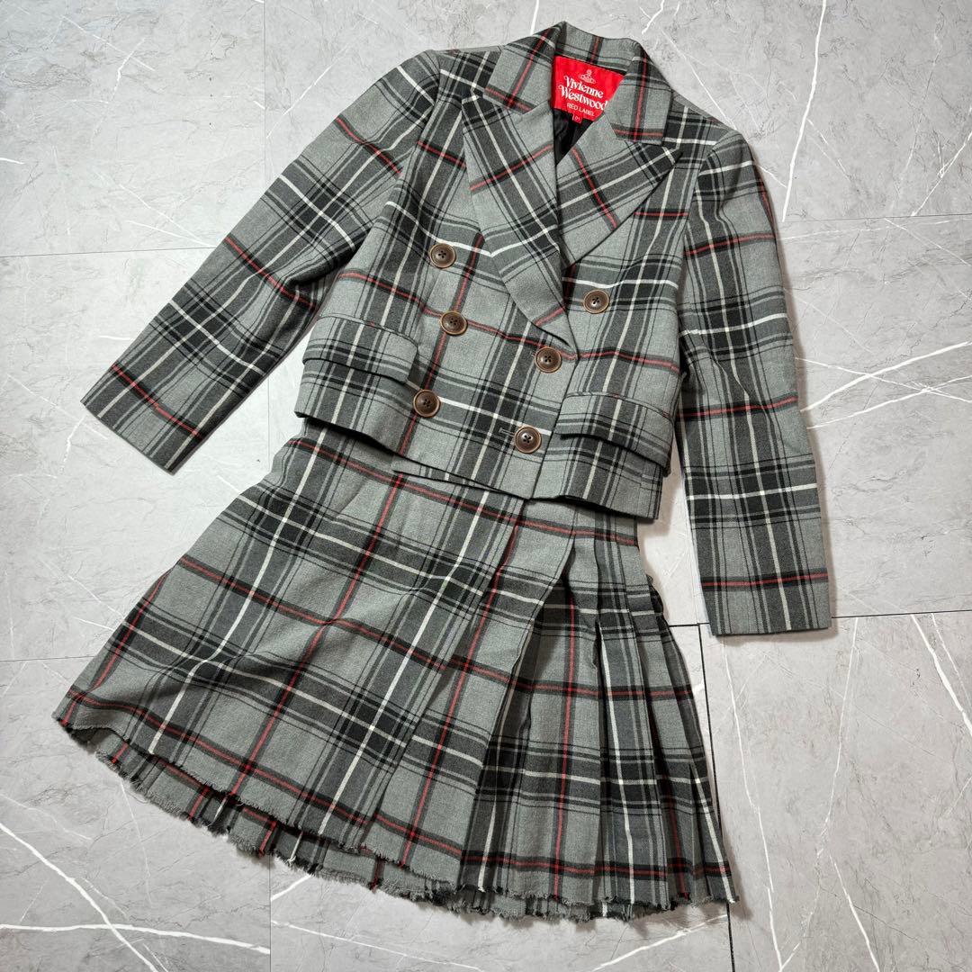 極美品】ヴィヴィアンウエストウッド セットアップ チェック 巻き