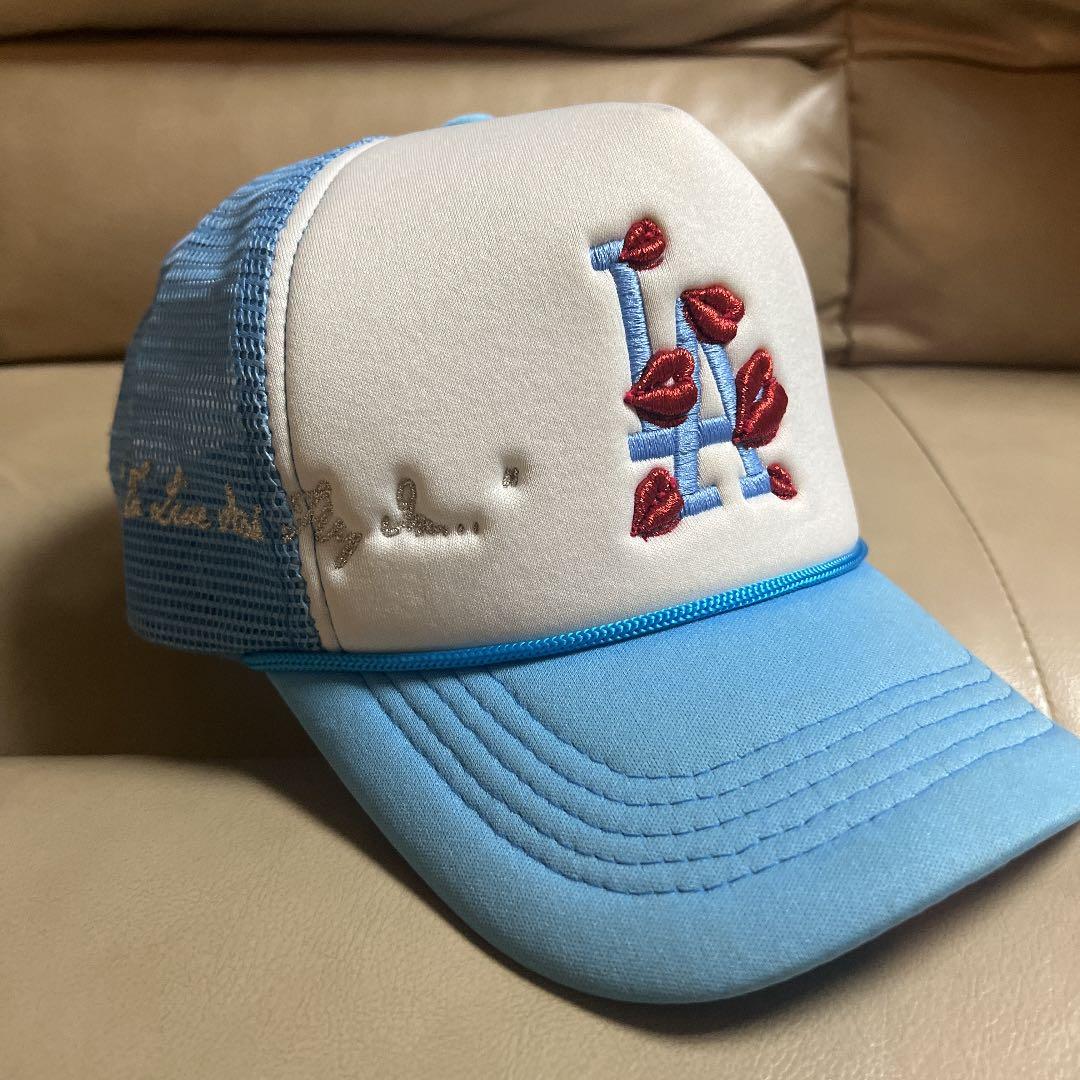 LAROPA メッシュキャップ 水色 - メルカリ