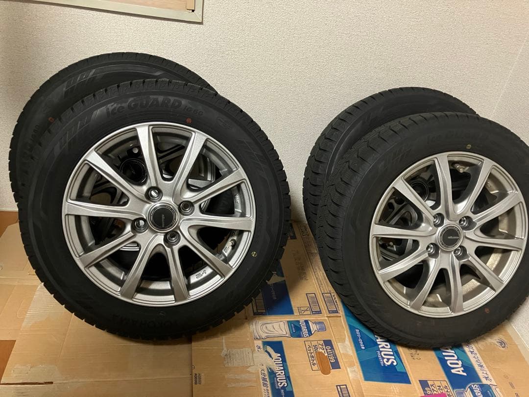 ice GUARD iG60 165/65R14 スタッドレスタイヤセット Amazon | ヨコハマ【4本セット】 14インチ YOKOHAMA(ヨコハマタイヤ