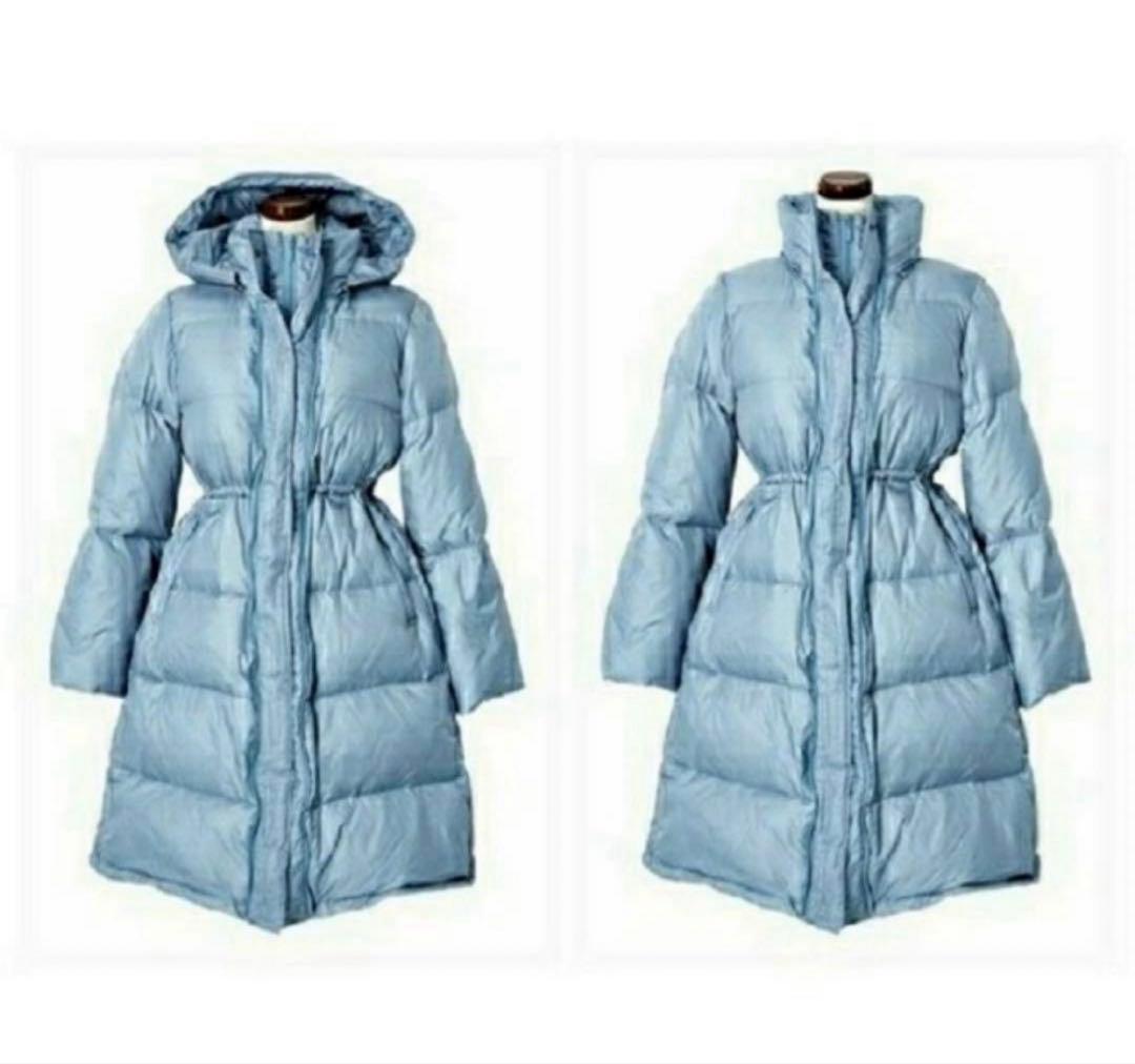 極暖 ! フォックスファー大き目フード付 MYLAN ダウンコート 極上の着