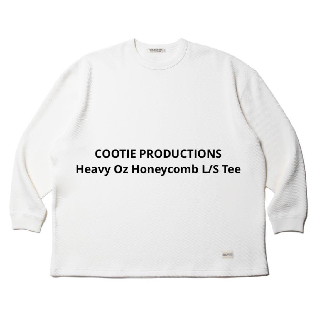 COOTIE Heavy Honeycomb Thermal ホワイト M COOTIE / Heavy Oz Honeycomb L/S Tee 通販 正規代理店