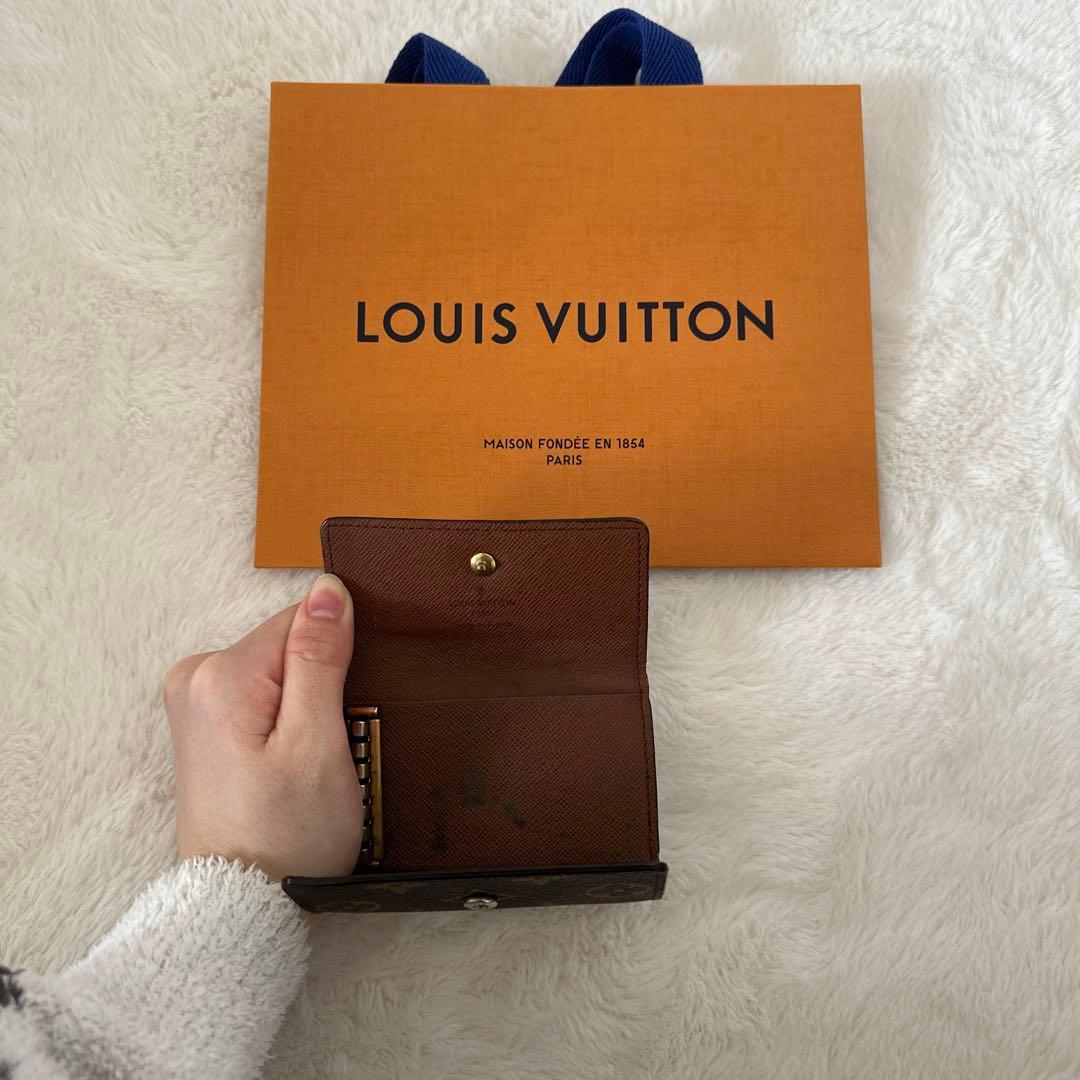 LOUIS VUITTON ダークブラウン キーケース - メルカリ