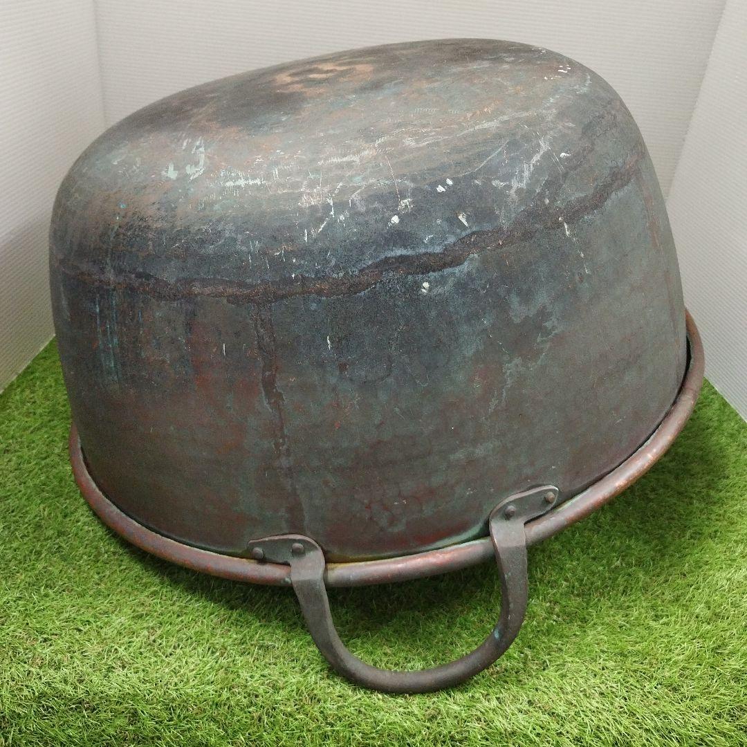 K*X様 銅鍋　銅製　大鍋　63.5cm✕29.5cm　アンティーク