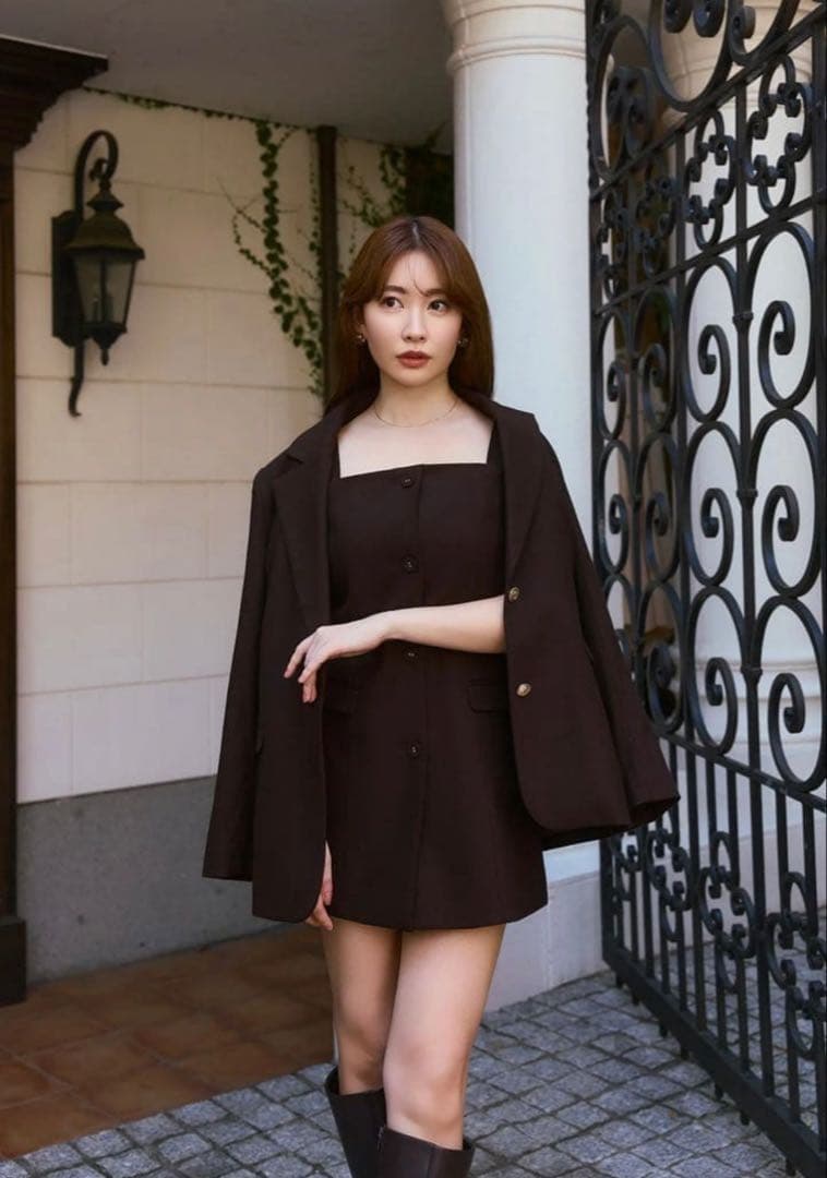 新品未使用Herlipto Romy Wool-Blend Jacket - メルカリ