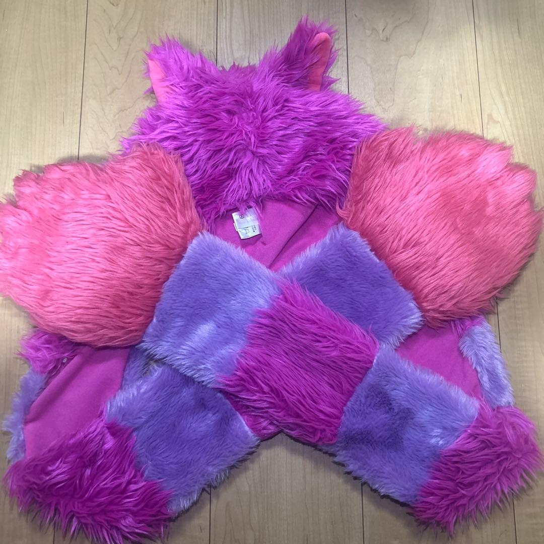 ディズニーチェシャ猫 マフラーキャップ - メルカリ