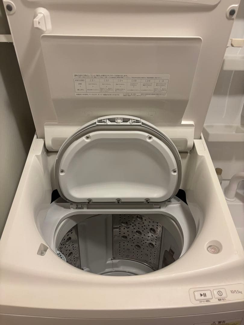 【美品】洗濯機　日立 BW-DX100JE3 洗濯乾燥機 10.0kg