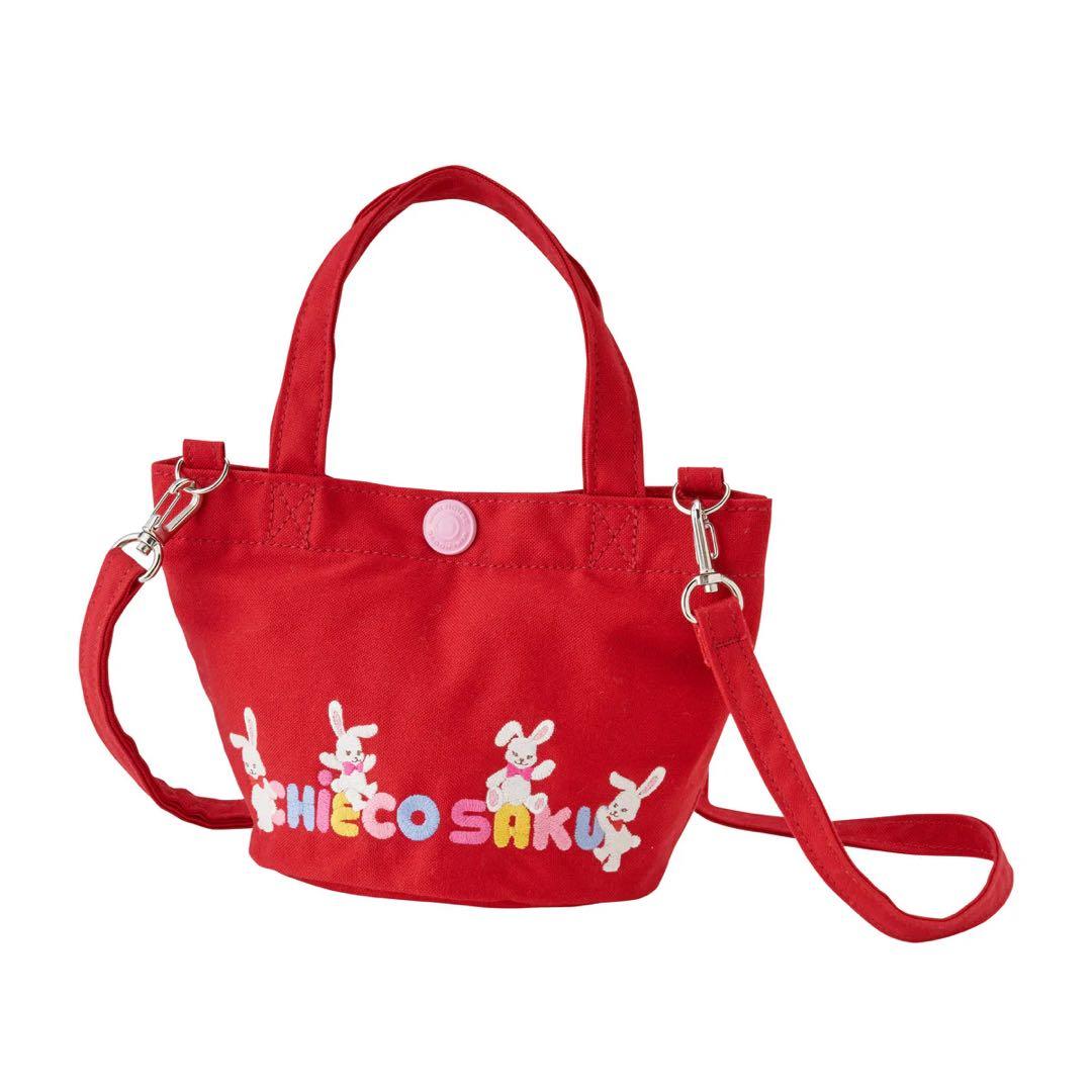 レッド ミナペルホネン mina perhonen レッスンバッグ トート 白鳥 スワン