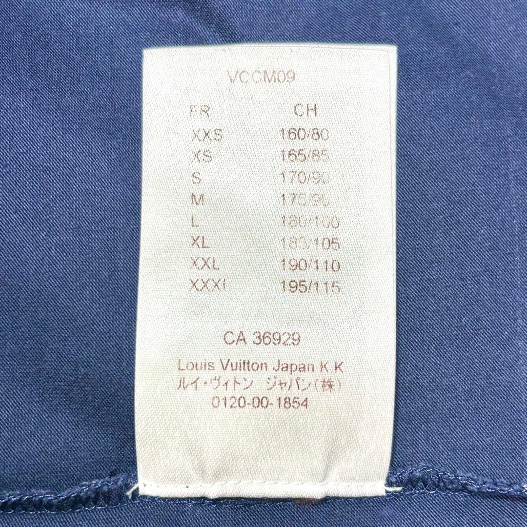 ひぃ 美品 LV ルイヴィトン モノグラムチェックTシャツ　\"ネイビー\"